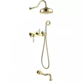 Душевой комплект Boheme Tradizionale золотой (288)
