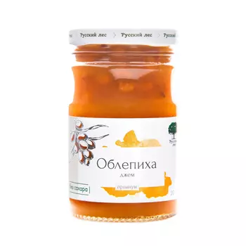 Джем Русский лес облепиха без сахара 220 г