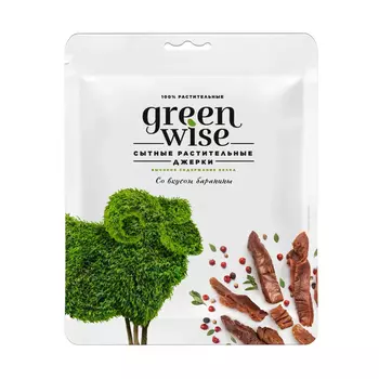 Джерки растительные Green Wise со вкусом баранины 36 г