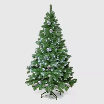 Ель искусственная White Rabbit Снежная королева с шишками 230 см