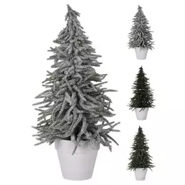 Елка искусственная Koopman NY в горшке 25х25х58 см в ассортименте
