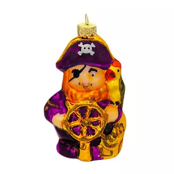 Елочное украшение Коломеев "Пират", в подарочной упаковке, h-11 см