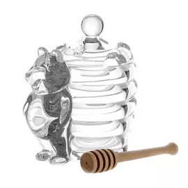 Емкость для меда Crystalite Bohemia Медвежонок 15 см