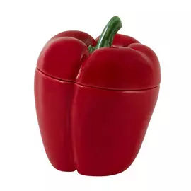Емкость с крышкой Bordallo Pinheiro Перец 12,5 см красный