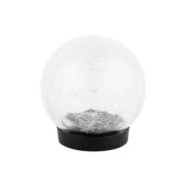 ERASF08-25 ЭРА Садовый светильник Шар на солнечной батарее, 20 LED 20 cм
