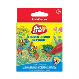 Erich Krause джамбо artberry 6 цв мелки
