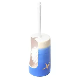 Ёршик Verran белый с синим 12,5х12,5х38,5 см