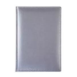 Ежедневник датированный Hatber на 2021 176 л А5 Caprice Thermo серебряный