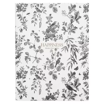 Ежедневник Infolio Study Happiness датированный 2025 белый, черный