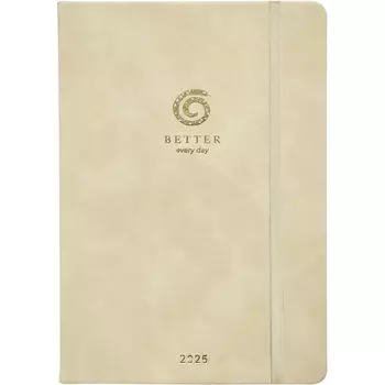 Ежедневник Infolio Study Snake датированный 2025 бежевый А5