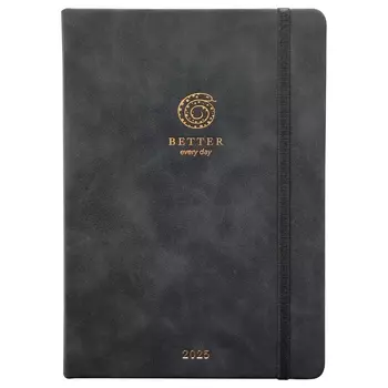 Ежедневник Infolio Study Snake датированный 2025 черный А5