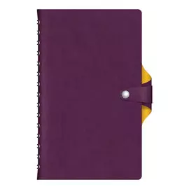 Ежедневник недатированный Hatber на 2021 128 л А5 Vivella Bicolour фиолетовый/желтый
