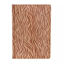 Ежедневник недатированный Hatber на 2021 176 л А6 Zebra бежевый