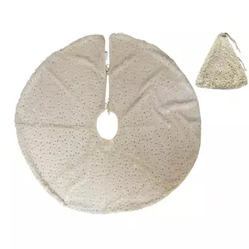 Фартук Gerimport Ny под елку кремовый 120 см