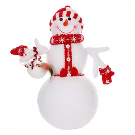 Фигура Cheng kuo Снеговик с корзинкой