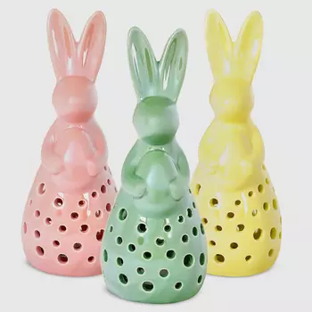 Фигура Dekor pap заяц декор 8,3x8,3x21 см в ассортименте