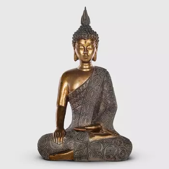 Фигура декоративная Delux Quanzhou Будда 24х15х38 см