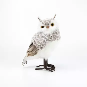 Фигура декоративная James arts сова серая 21х15х33 см
