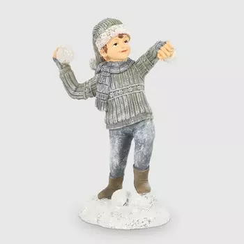 Фигура Delux Quanzhou детки снежки 9х8х19,5см