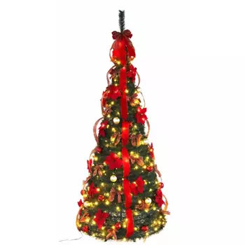 Фигура Gerimport Ny декоративная ёлка новогодняя 250 Led 81х210 см