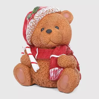 Фигура Mercury NY декоративная мишка с карамелькой 25х20,5х29 см