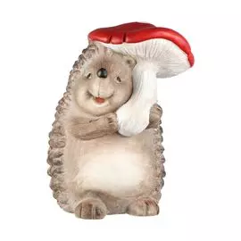 Фигура садовая Foryou craft еж с грибом 5х25х37см