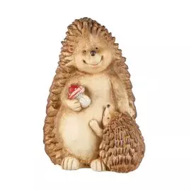 Фигура садовая Foryou craft ежиха и ежик 26.8х24х34.6см