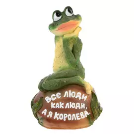 Фигура садовая Лягушка-королева н-51 Тпк полиформ