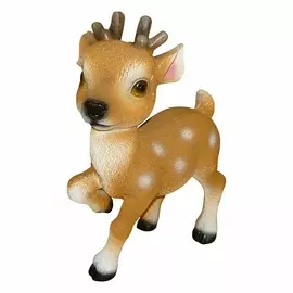 Фигура садовая Олененок с поднятой ножкой Тпк полиформ