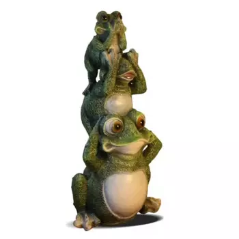 Фигура садовая Полиформ лягушата 15х10х30 см
