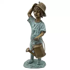 Фигура садовая Thermobrass фонтан девочка с лейкой 64х25х20