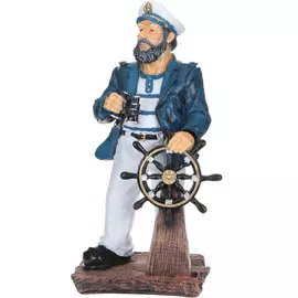 Фигура садовая Тпк полиформ Капитан с штурвалом, 50 см