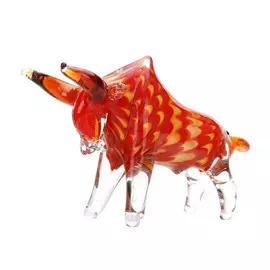 Фигурка Art glass Бык 36х20,5 см