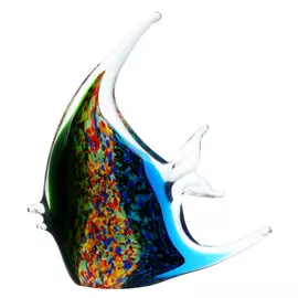 Фигурка Art glass цветная скалярия 17х19см