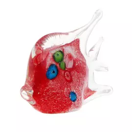 Фигурка Art glass дискус розовый 14х11 см