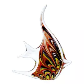 Фигурка Art glass пестрая скалярия17х19см