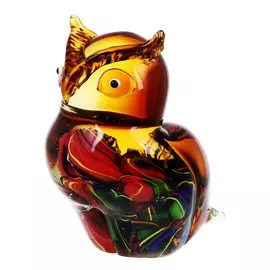 Фигурка Art glass совенок 13х17 см