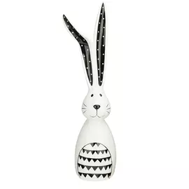 Фигурка Boltze заяц изогнутое ухо 12х41 см