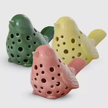 Фигурка декоративная Dekor pap птичка 17x11,2x11,7 см в ассортименте