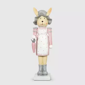 Фигурка декоративная Dekor pap заяц 14x10x44 см