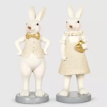 Фигурка декоративная Dekor pap заяц 8x20,5x9 см в ассортименте