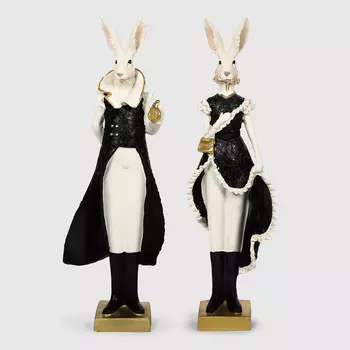 Фигурка декоративная Dekor pap заяц 8x33,5x11,5 см в ассортименте