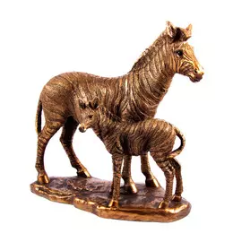 Фигурка декоративная Русские подарки Зебры 26х14х23см