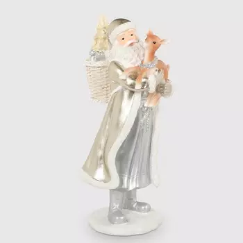 Фигурка декоративная Timstor санта с олененком 30 см