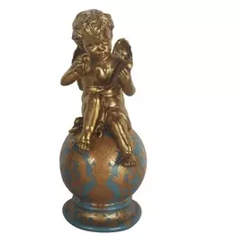 Фигурка Glasar ангел с арфой 14x13x25 см