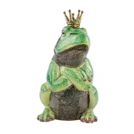 Фигурка Glasar лягушка 9x9x15 см