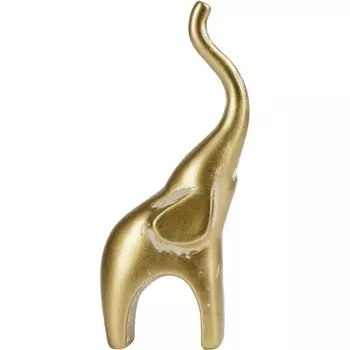 Фигурка Glasar Слоник золотая 11х7х26 см