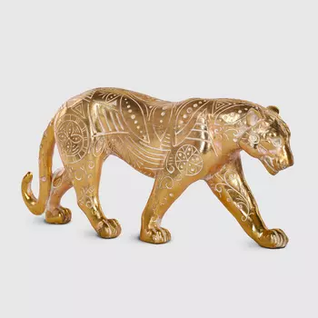 Фигурка леопарда Willken золото 41x8,7x18 см