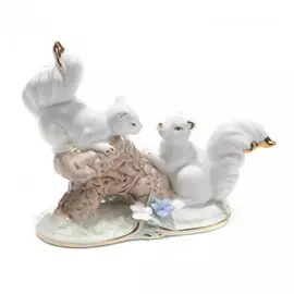 Фигурка Русские подарки Белки 14х7х13 см