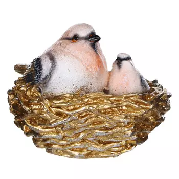 Фигурка ТПК Полиформ Птички в гнезде 12 см